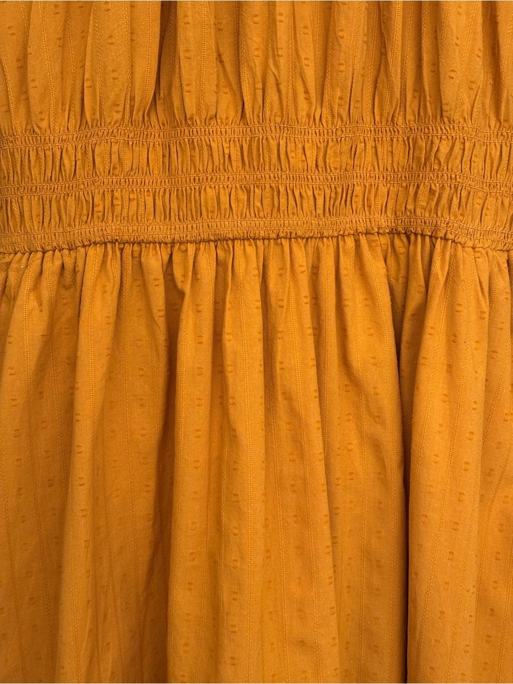 Universal Thread Mustard Ruffled Midi Dress - Picture 5 of 10